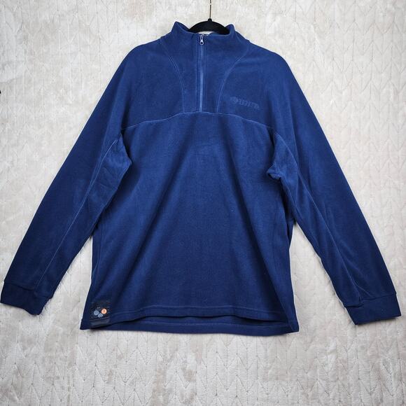 Beretta Fleece Mens Large Modular System 2 Italy 1/4 Zip Outdoors Utility Layer - Picture 1 of 7